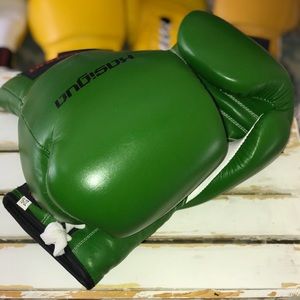 Kasigua green sparring gloves